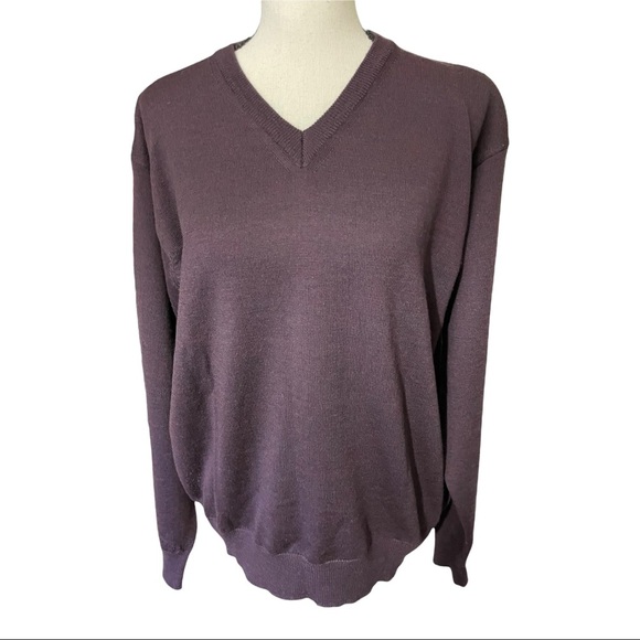 MDM mondo DiMarco V neck 100wool long sleeve Italian made size medium … - Picture 8 of 9